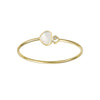 Chopard Jewelry - Happy Hearts Ethical Yellow Gold Mother of Pearl Bangle Bracelet | Manfredi Jewels