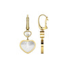 Chopard Jewelry - Happy Hearts Ethical Yellow Gold Mother of Pearl & Diamond Earrings | Manfredi Jewels