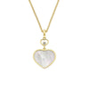 Chopard Jewelry - Happy Hearts Ethical Yellow Gold Mother of Pearl Pendant Necklace | Manfredi Jewels