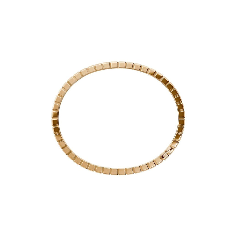 Ice Cube 18K Rose Gold Bracelet, Size Medium