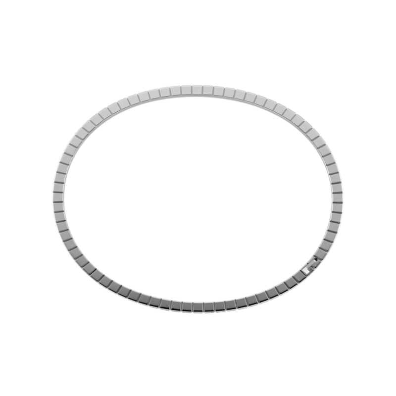 Chopard Jewelry - Ice Cube Ethical White Gold Semi-set Diamonds Bangle Bracelet | Manfredi Jewels