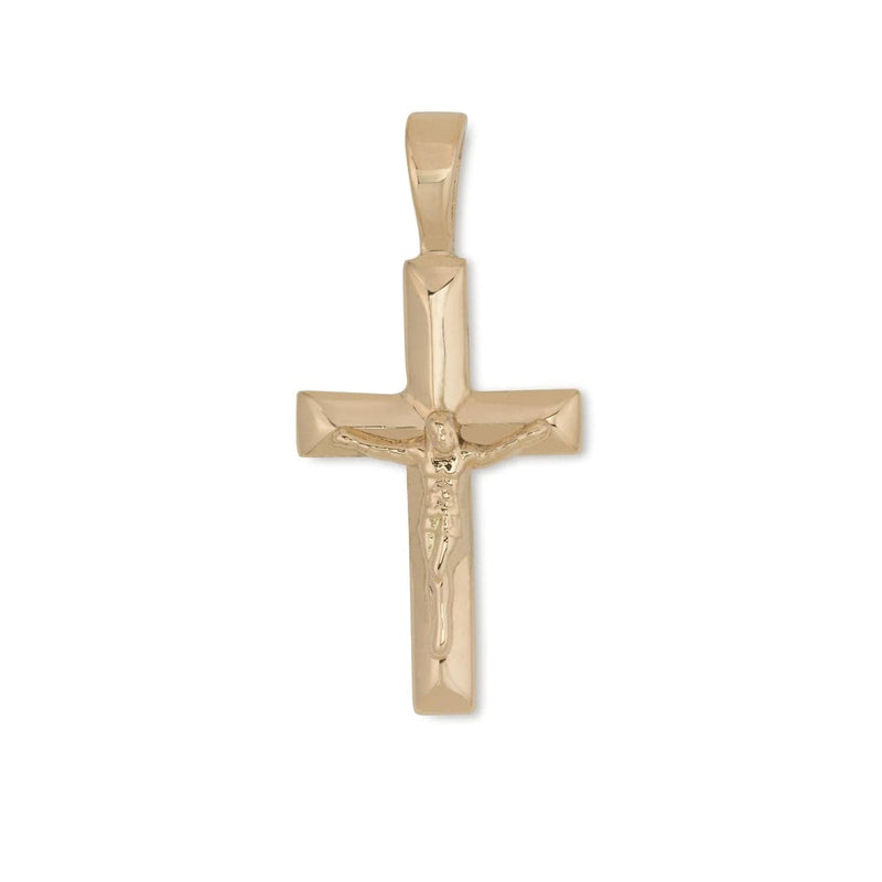 D’Amico manufacturing co,inc. Jewelry - 14K Medium Angled Cross | Manfredi Jewels