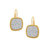 Doves Jewelry - Byzantine 18K Yellow Gold Diamond Pavé Drop Earrings | Manfredi Jewels