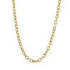 Doves Jewelry - Fancy 18K Yellow Gold Oval Large Link Chain Necklace | Manfredi Jewels