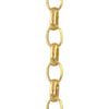 Doves Jewelry - Fancy 18K Yellow Gold Oval Link Chain Necklace | Manfredi Jewels