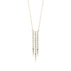 Doves Jewelry - Fashion 18K Yellow Gold Diamond Multi Drop Necklace | Manfredi Jewels