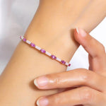 Etho Maria Jewelry - Dolce 18K Rose Gold Pink Sapphire and Pink Opal Bangle Bracelet | Manfredi Jewels