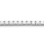 Facet Barcelona Jewelry - Tennis 14K White Gold 15.75 Inches 8.90 ct Diamond Straight Line Chocker Necklace | Manfredi Jewels