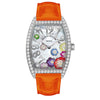 Franck Muller Watches - CINTRÈE CURVEX - 2852 FLOWER GEM SET | Manfredi Jewels