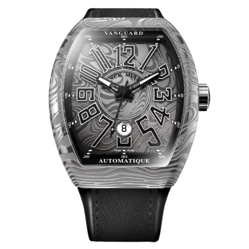 Franck Muller New Watches - VANGUARD - V45 DAMASCUS STEEL | Manfredi Jewels