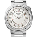 Hermès New Watches - CUT - DIAMOND SET LARGE WATCH | Manfredi Jewels