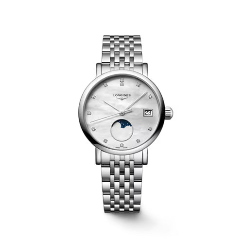 Longines Watches - ELEGANT COLLECTION MOONPHASE | Manfredi Jewels