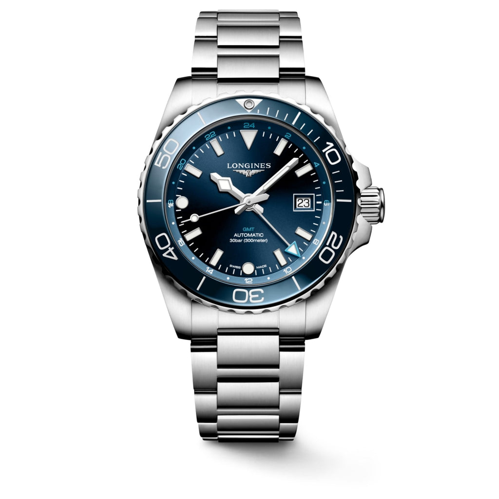 Longines Hydroconquest Gmt New Watches Manfredi Jewels