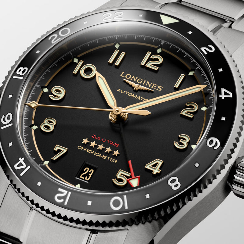 Longines Watches - SPIRIT ZULU TIME TITANIUM | Manfredi Jewels