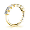 Manfredi Jewels Engagement - 18K Yellow Gold Emerald Bezel Set 1.38ct Diamond Band | Manfredi Jewels