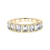 Manfredi Jewels Engagement - 18K Yellow Gold Emerald Bezel Set 1.38ct Diamond Band | Manfredi Jewels