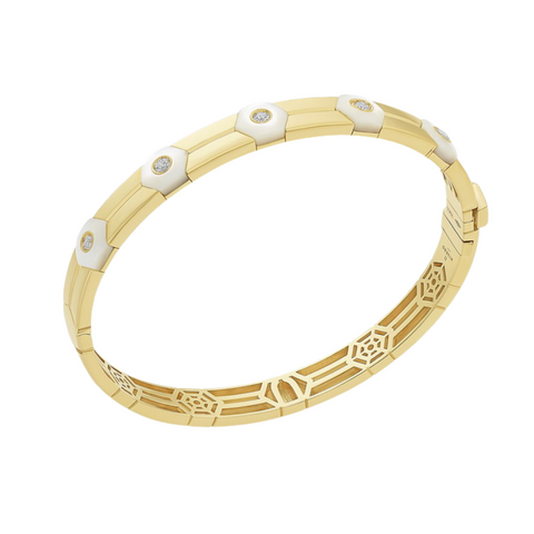 Miseno Baia Sommersa in 18K Yellow Gold, Diamond, & Mother of Pearl