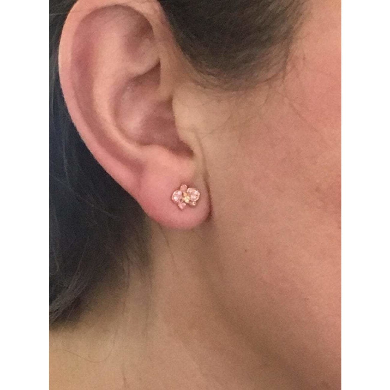 Manfredi Jewels Rose Gold Caresse D'orchidees Cartier Earrings ...