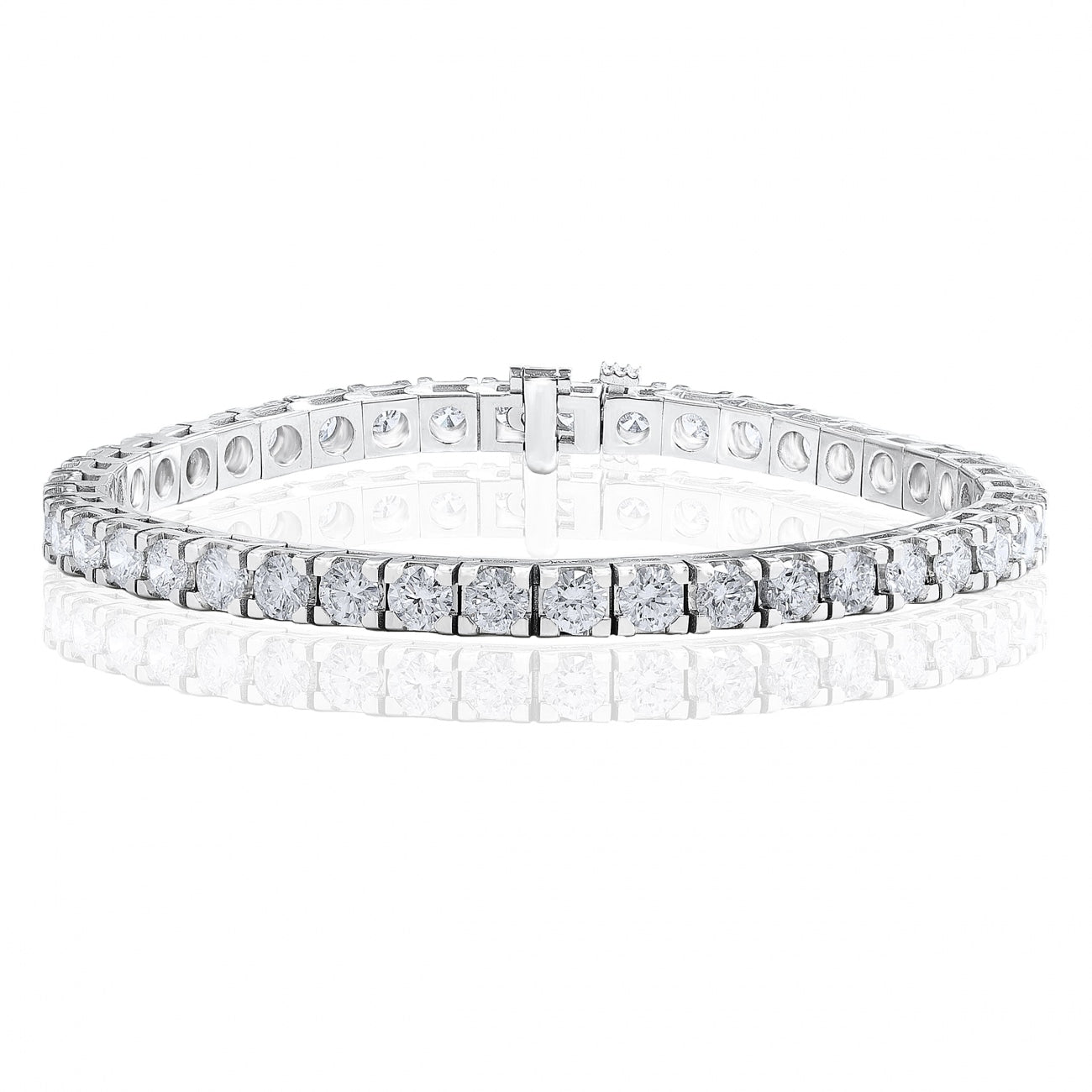 Amazon.com: FINEROCK 8 Carat Diamond Tennis Bracelet in 14K Rose Gold (7  Inch) - IGI Certified: Clothing, Shoes & Jewelry