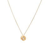 Marco Bicego - 18K Yellow Gold Floral Pendant With Diamond Center | Manfredi Jewels