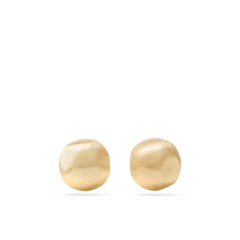 Africa 18K Yellow Gold Small Stud Earrings