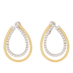 Marco Bicego - Masai 18K Yellow Gold Drop Earrings with Diamonds | Manfredi Jewels