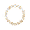 Marco Bicego Jewelry - Petali 18K Yellow Gold Flower Collar Mother of Pearl and Diamond Necklace | Manfredi Jewels