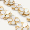 Marco Bicego Jewelry - Petali 18K Yellow Gold Flower Collar Mother of Pearl and Diamond Necklace | Manfredi Jewels