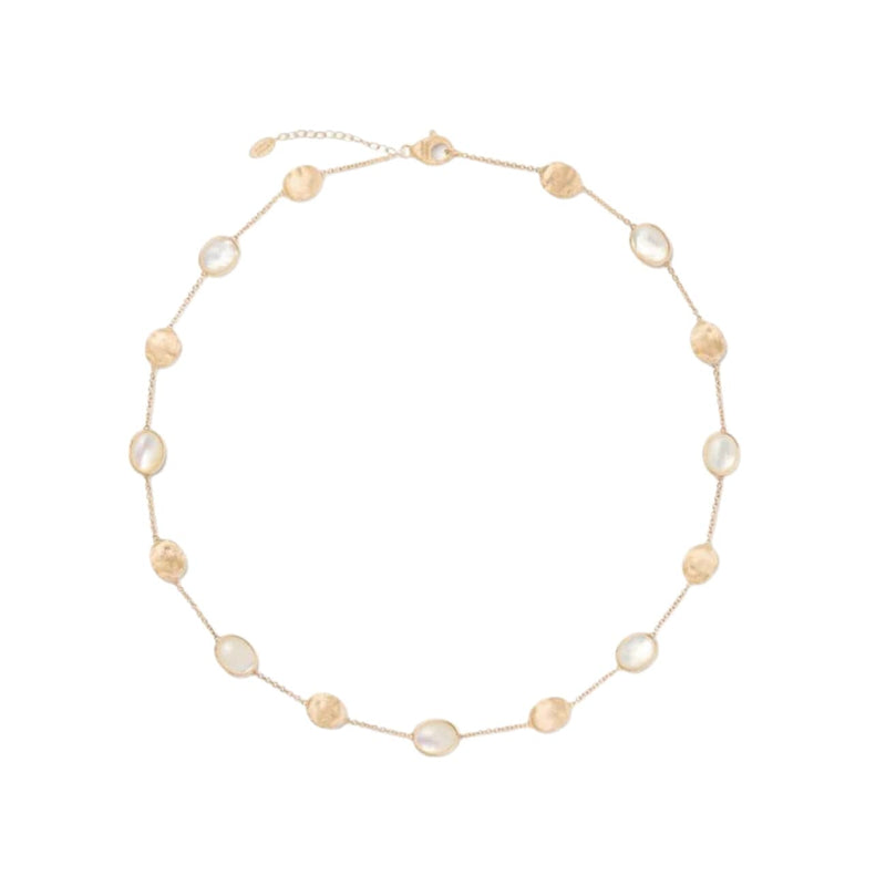 Marco Bicego Jewelry - Siviglia 18K Yellow Gold & Mother of Pearl Short Necklace | Manfredi Jewels