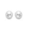 Mastoloni Jewelry - Akoya Pearl 18K Yellow Gold Stud 6-6.5mm AA Earrrings | Manfredi Jewels