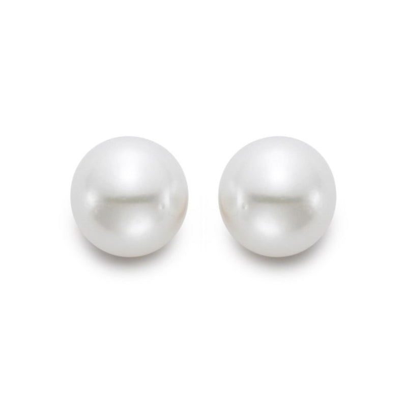 Mastoloni Jewelry - Akoya Pearl 14K Yellow Gold Stud 7.5-8mm A Earrings | Manfredi Jewels