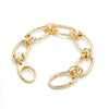 Mattioli Jewelry - Chips 18K Yellow Gold Oval Mixed Link Bracelet | Manfredi Jewels