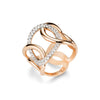 Mattioli Jewelry - Hiroko 18K Rose Gold Diamond Ring | Manfredi Jewels