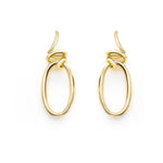 Mattioli Jewelry - Hiroko 18K Yellow Gold Twist Earrings | Manfredi Jewels