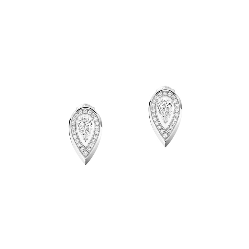 Messika Jewelry - Fiery 18K White Gold Diamond Earrings | Manfredi Jewels