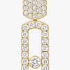 Messika Jewelry - Imperial 18K Yellow Gold Diamond Pavé Move LM Earrings | Manfredi Jewels