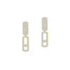 Messika Jewelry - Imperial 18K Yellow Gold Diamond Pavé Move LM Earrings | Manfredi Jewels