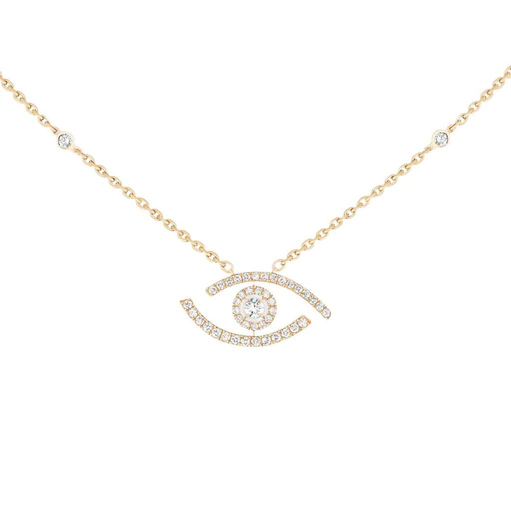 Louis Vuitton 18k Yellow Gold Diamond Signature Necklace – I MISS