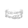 Messika Jewelry - Move 18K White Gold 3-Row Cuff | Manfredi Jewels