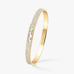 Messika Jewelry - Move Noa 18K Yellow Gold Full Pavé Diamond Bangle Bracelet | Manfredi Jewels