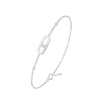 Messika Jewelry - Move Uno 18K White Gold Diamond Bracelet | Manfredi Jewels