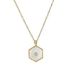 Miseno Jewelry - Baia Sommersa 18K Yellow Gold Diamonds & Mother of Pearl Long Pendant Necklace | Manfredi Jewels