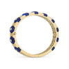 Miseno Jewelry - Baia Sommersa 18K Yellow Gold Lapis & Diamond Bangle Bracelet | Manfredi Jewels