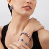 Miseno Jewelry - Baia Sommersa 18K Yellow Gold Lapis & Diamond Bangle Bracelet | Manfredi Jewels