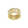 Miseno Jewelry - Baia Sommersa 18K Yellow Gold Mother of Pearl & Diamond Ring | Manfredi Jewels