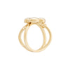 Miseno Jewelry - Ischia 18K Yellow Gold Diamond Flower Ring | Manfredi Jewels