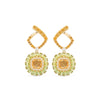 Miseno Jewelry - Procida 18K Yellow Gold Peridot & Citrine Diamond Drop Earrings | Manfredi Jewels