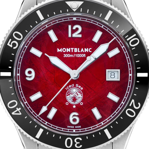 Montblanc New Watches - ICED SEA - 1858 AUTOMATIC DATE | 132291 | Manfredi Jewels