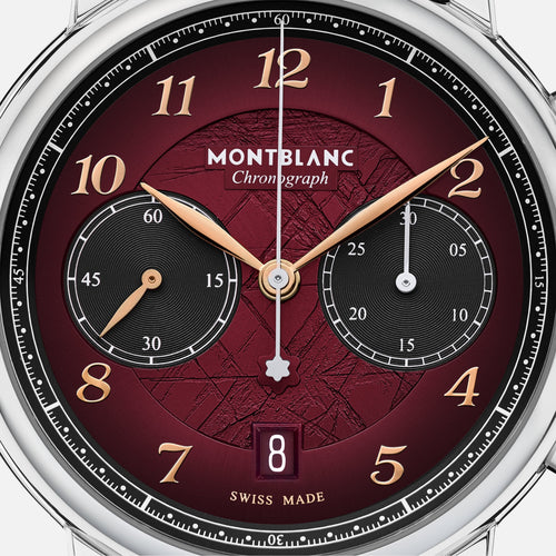 Montblanc Watches - STAR LEGACY - CHRONOGRAPH BURGUNDY | 133245 | Manfredi Jewels