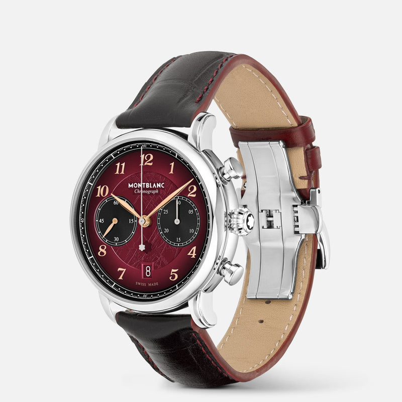 Montblanc Watches - STAR LEGACY - CHRONOGRAPH BURGUNDY | 133245 | Manfredi Jewels